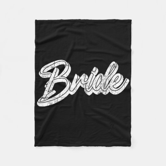 Bride Squad Junggeselinnen-Abschied Brautparty Bri Fleecedecke (Vorderseite)