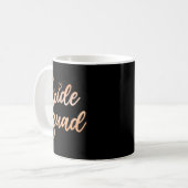 Bride Squad Junggeselinnen-Abschied Bridesmaid Bri Kaffeetasse (Vorderseite Links)