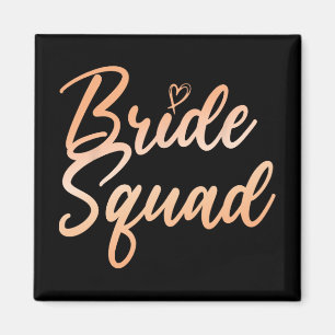 Bride Squad Junggeselinnen-Abschied Bridesmaid Bri Magnet