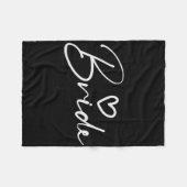 Bride Squad Junggeselinnen-Abschied Bridesmaid Cre Fleecedecke (Vorderseite (Horizontal))