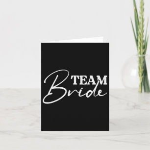 Bride Squad Junggeselinnen-Abschied Bridesmaid Cre Karte