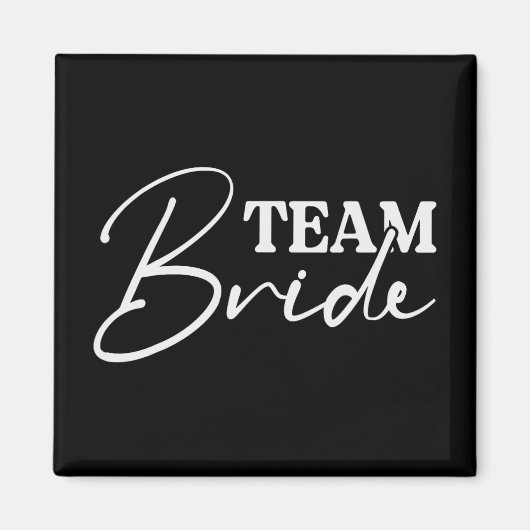 Bride Squad Junggeselinnen-Abschied Bridesmaid Cre Magnet (Vorne)