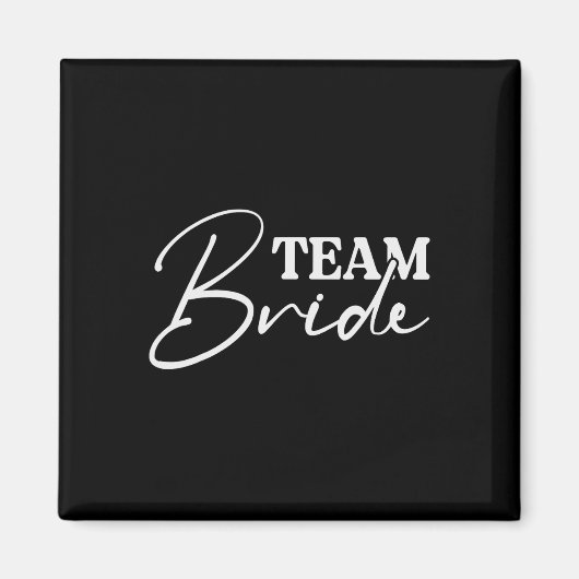 Bride Squad Junggeselinnen-Abschied Bridesmaid Cre Magnet (Vorne)