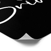 Bride Squad Junggeselinnen-Abschied Bridesmaid Cre Poster (Ecke)