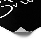 Bride Squad Junggeselinnen-Abschied Bridesmaid Cre Poster (Ecke)