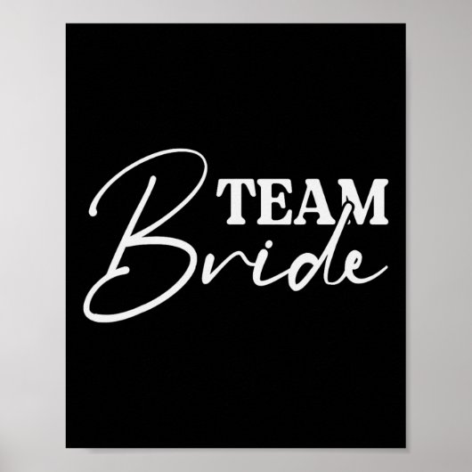 Bride Squad Junggeselinnen-Abschied Bridesmaid Cre Poster (Vorne)