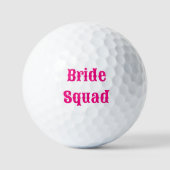 Bride Squad Junggeselinnen-Abschied Golfball (Vorderseite)