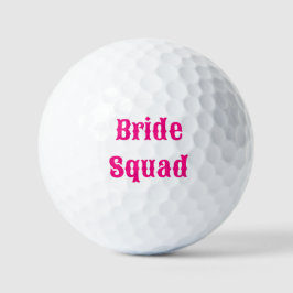 Bride Squad Junggeselinnen-Abschied Golfball