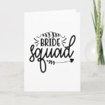 Bride squad karte<br><div class="desc">Grab this cool product as a gift</div>