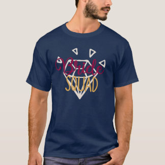 Bride Squad Matching Wedding und Bachelorette Teil T-Shirt
