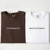 Bride Squad | Modern Minimalist Script Bridesmaid T-Shirt
