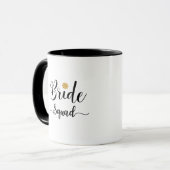 Bride Squad Moderne, stilvolle Coffee Tasse (Vorderseite Links)