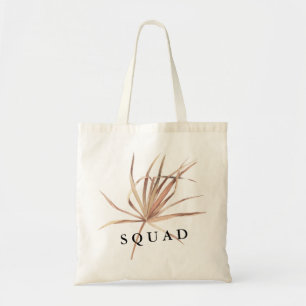 Bride Squad Pampas getrocknete Gras Tropical Natur Tragetasche