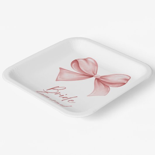 Bride Squad Pappteller (Gewinkelt)