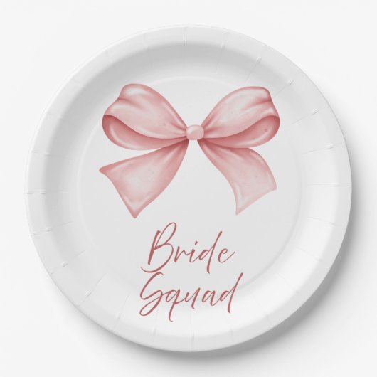 Bride Squad Pappteller (Vorderseite)