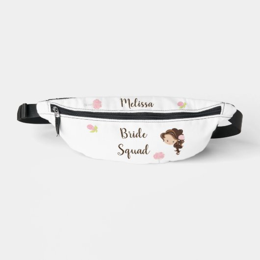 Bride Squad Personalisiert Bauchtasche (Vorderseite)