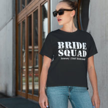 Bride Squad Personalisierter Junggeselinnen-Abschi