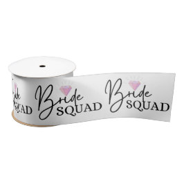 Bride Squad Ribbon Satinband