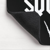Bride Squad Rock'n'Roll Gothic Halloween Bachelore Mousepad (Ecke)