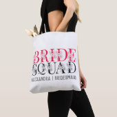 Bride Squad | Rosa Junggeselinnen-Abschied Bridesm Tasche (Von Nahem)