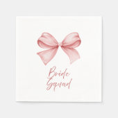 Bride Squad Serviette (Vorderseite)