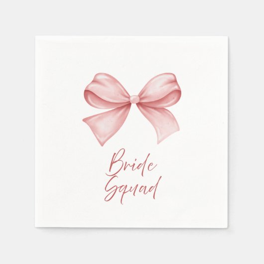 Bride Squad Serviette (Vorderseite)