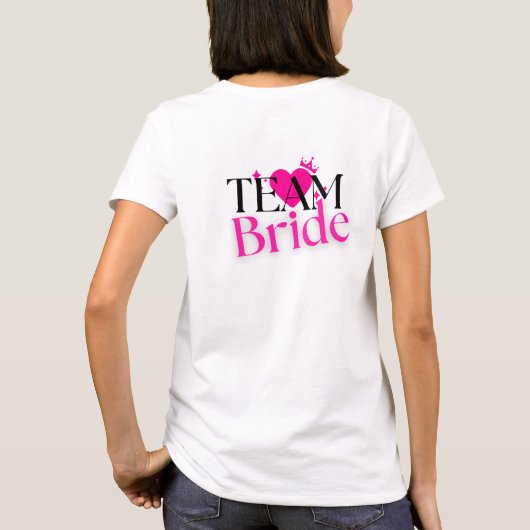 Bride Squad Shirt - Unvermeidliches Chaos Edition (Rückseite)