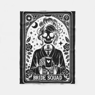 Bride Squad Tarot Card Bridge Coven Gothic Bachelo Fleecedecke