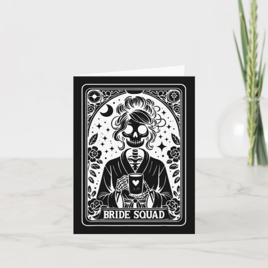 Bride Squad Tarot Card Bridge Coven Gothic Bachelo Karte (Vorderseite)
