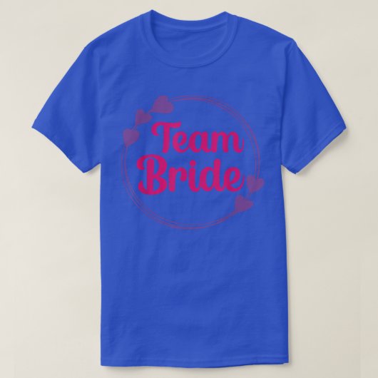 Bride Squad Team Bride Junggeselinnen-Abschied Bri T-Shirt (Design vorne)