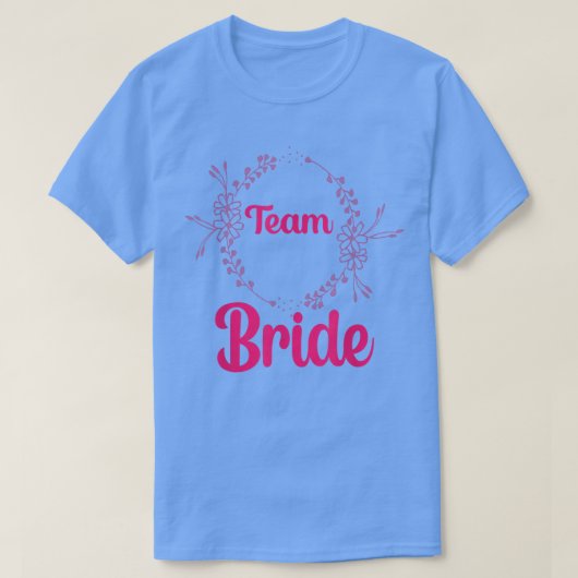Bride Squad Team Bride Junggeselinnen-Abschied Bri T-Shirt (Design vorne)