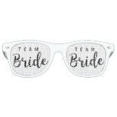 Bride Squad, Team Bridge, Chic Modern Wedding Part Sonnenbrille (Vorderseite)