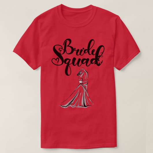 Bride Squad Tees Wedding Anniversary Bride (Design vorne)