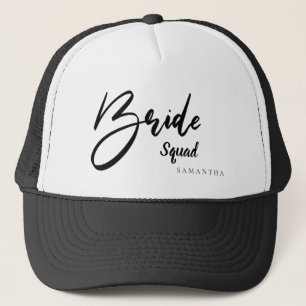 Bride Squad, Tribe, Team Typografie Truckerkappe