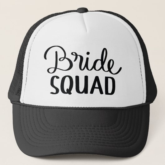 Bride Squad Truckerkappe (Vorderseite)