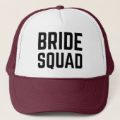 Bride Squad Truckerkappe (Vorderseite)