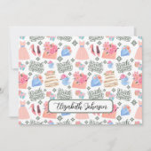 Bride Squad Wedding Note Card Mitteilungskarte (Vorderseite)