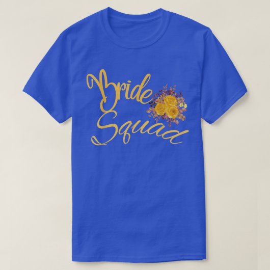 Bride Squad Wedding Party Team Matching T-Shirt (Design vorne)