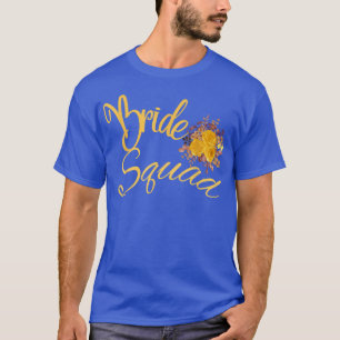 Bride Squad Wedding Party Team Matching T-Shirt