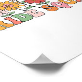Bride Squad Wildblume Wedding Brautparty Bachel Poster (Ecke)