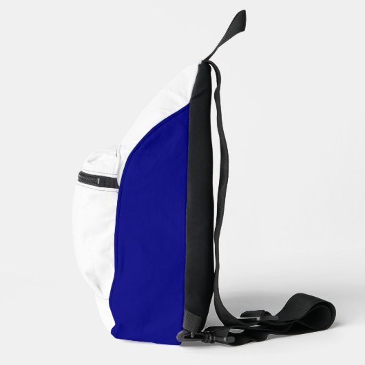 Bride Stam Navy White Crossbody Bag (Rechts)