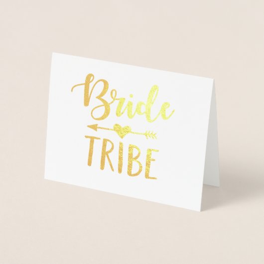 Bride-Stamm-Foil-Karte | Junggesellinnenabschiede Folienkarte (Vorderseite)