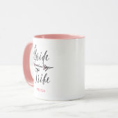 Bride Stamm Hand Drawn Arrow Bridesmaid Hochzeit Tasse (Vorderseite Links)