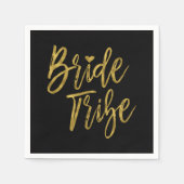 Bride Stamm Imitate Gold Fohlen und Schwarz mit He Serviette (Vorderseite)