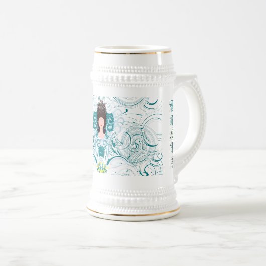 Bride Stein Bierglas (VorderseiteRechts)