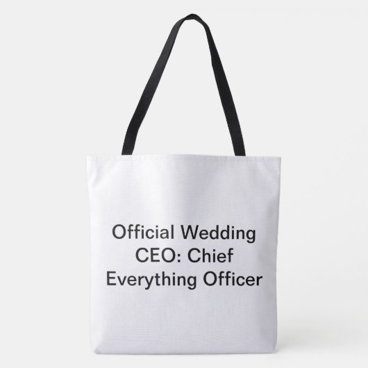 Bride Stuff - Tote Bag Tasche (Vorderseite)