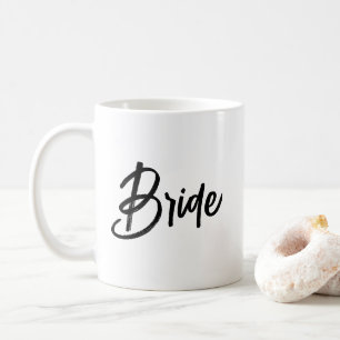Bride Stylish Brush Script Kaffeetasse