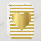 Bride Summer Lovin White Gold Soiree Rasen Party Einladung (Vorne/Hinten)