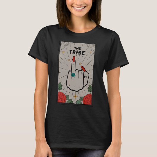 Bride Tarot Card Mystical Future Bride Verlobt Eng T-Shirt (Vorderseite)