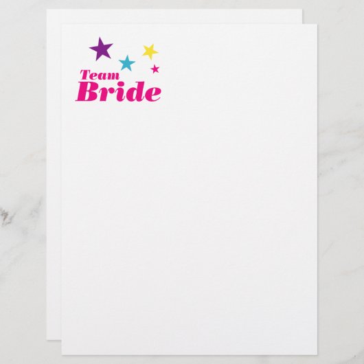 Bride-Team (Vorne/Hinten)